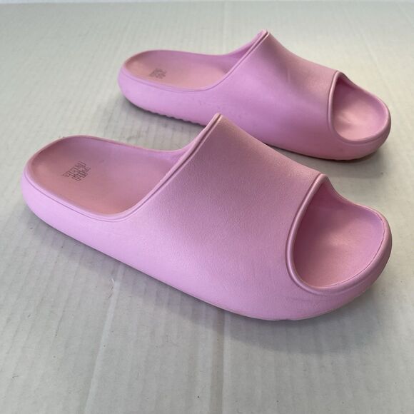 Wild Fable Women's Robbie Slide Sandals Slip On Rubber Slippers Pink Size 7 - Picture 1 of 10